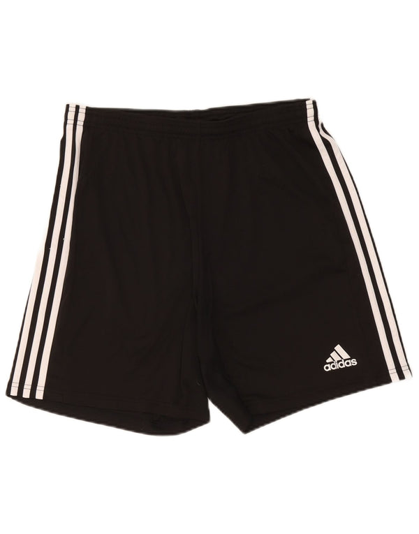 Pantaloncini sportivi Adidas da uomo vestibilità regolare XL neri in poliestere sportivo