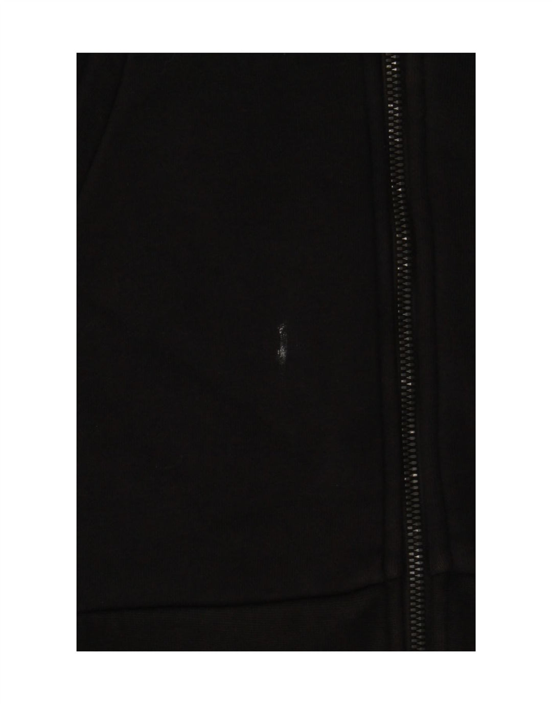 Maglione con cappuccio e zip Adidas da uomo medio nero