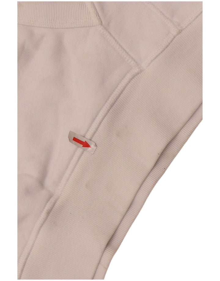 Maglione con cappuccio grafico da uomo Jack Wills in cotone bianco medio