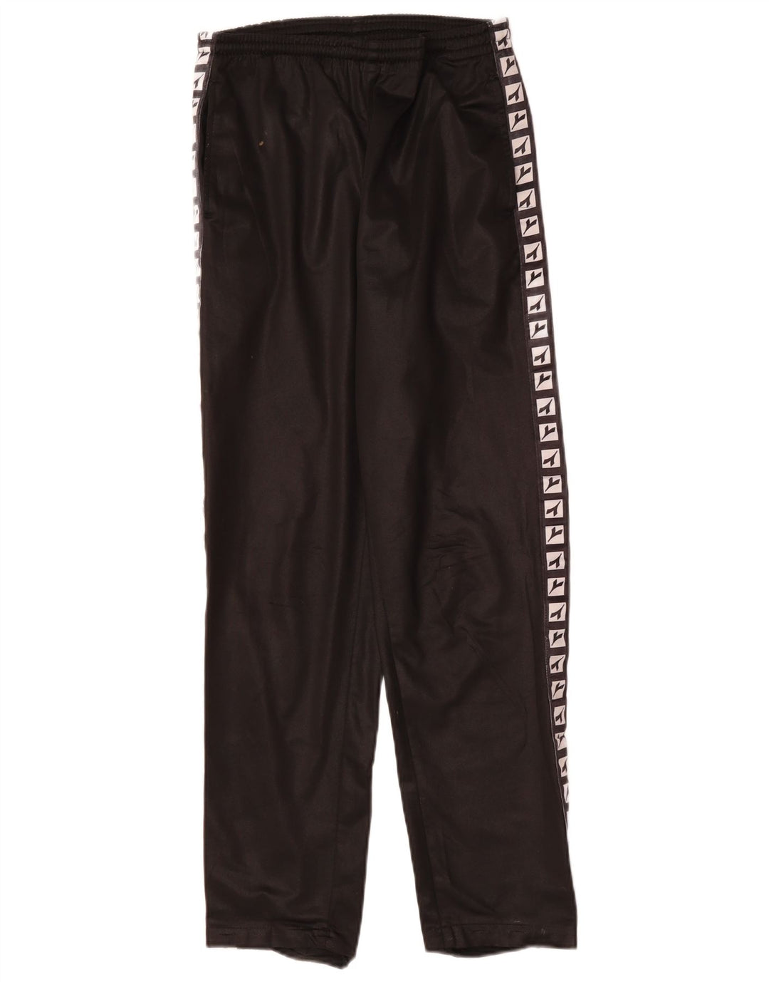 Tuta intera DIADORA da donna con grafica oversize UK 10 piccola nera