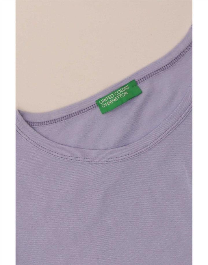 T-shirt da donna Benetton Top UK 12 viola medio