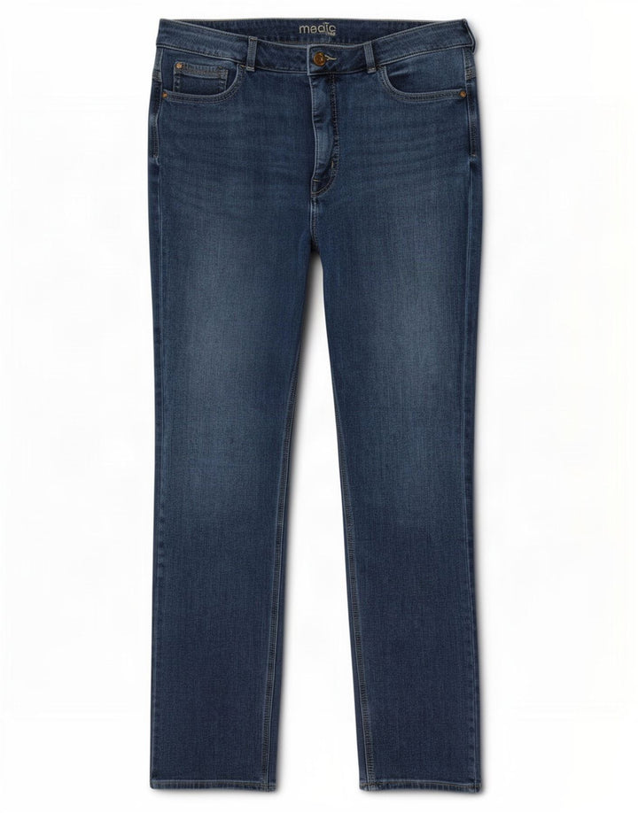 Jeans Magic Slim da donna Marks & Spencer UK 16 Large W32 L27 Cotone blu