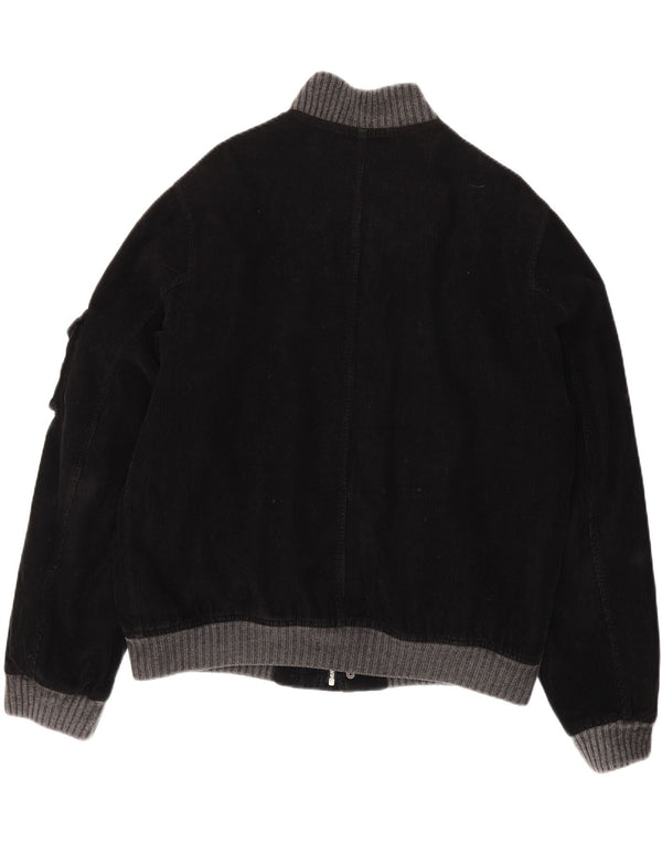 Giacca in velluto a coste da uomo Calvin Klein Jeans UK 46 3XL cotone nero