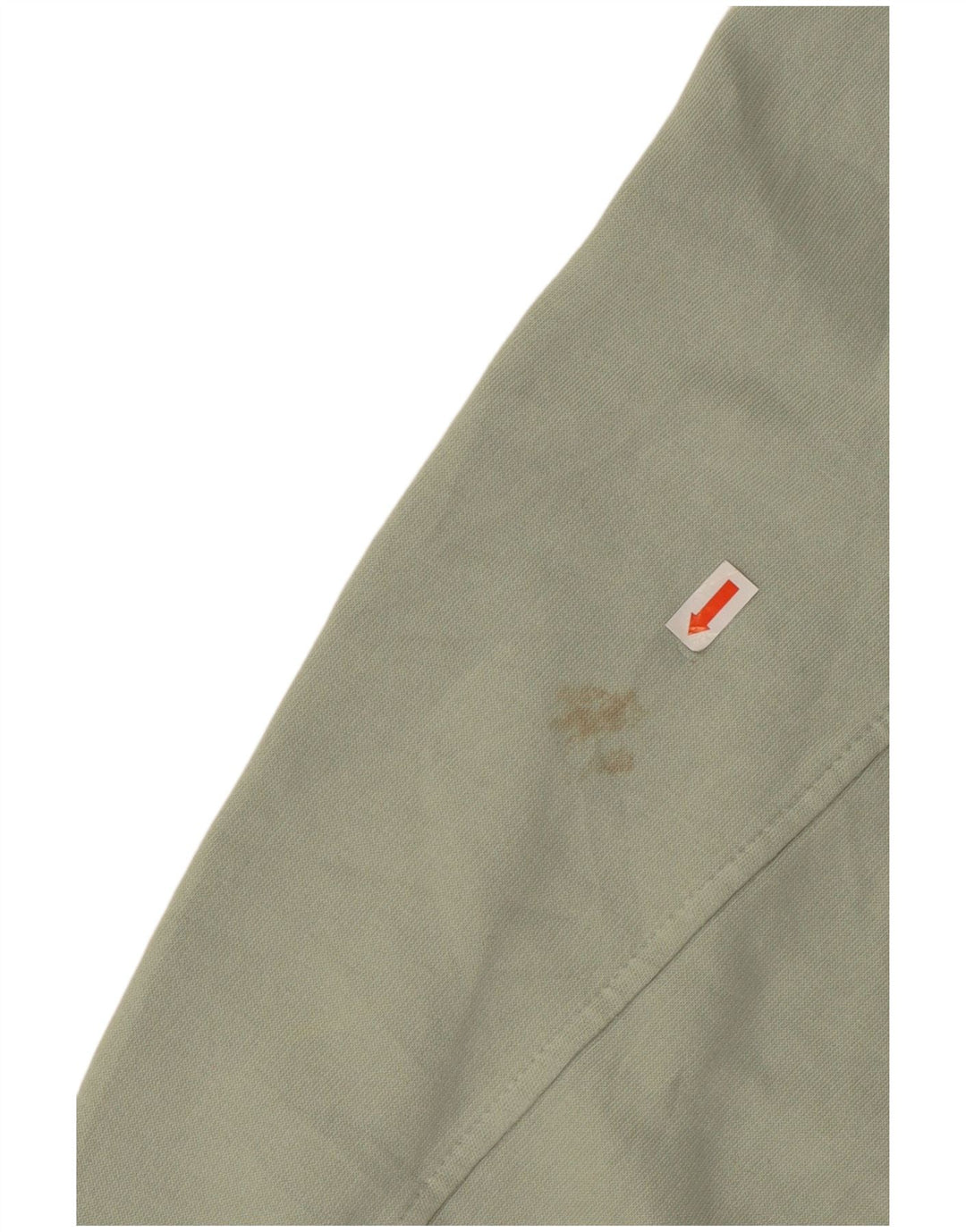 Felpa corta da donna ZARA con maniche a 3/4, taglia UK 14, cotone verde medio