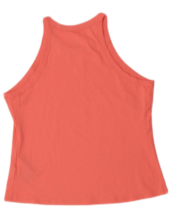 Canotta Nike Dri Fit da donna UK 14 grande rosa poliestere