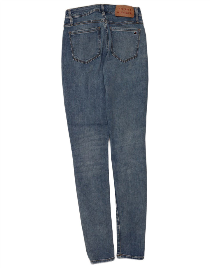 Jeans Jeggings Como da donna Tommy Hilfiger W28 L32 cotone blu
