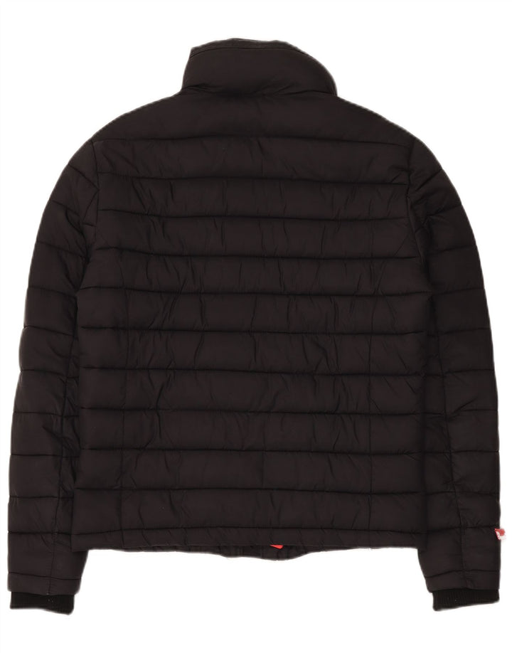 Giacca imbottita da uomo Superdry UK 36 piccola in nylon nero