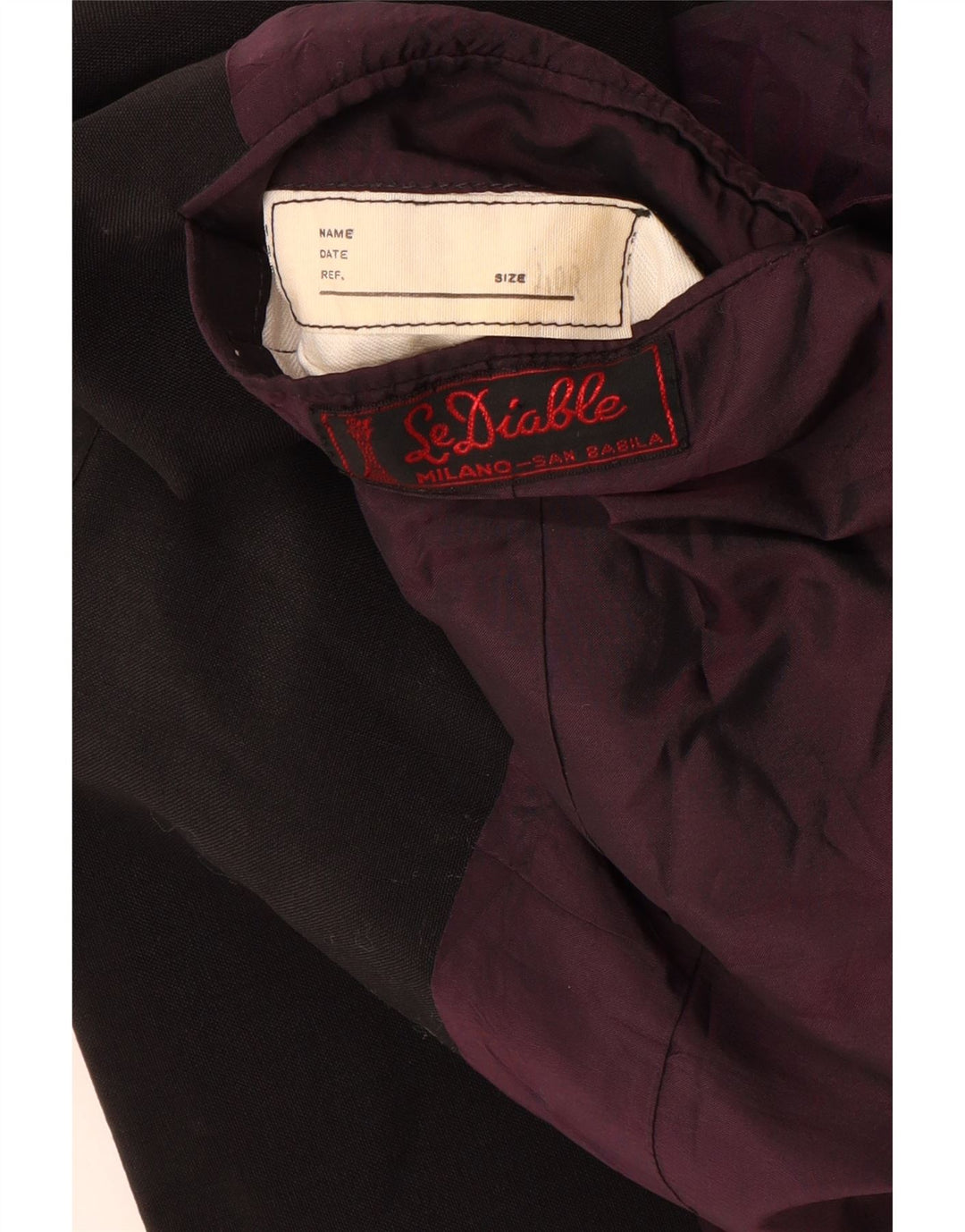 Giacca blazer da uomo a 1 bottone San Babila Milano UK 40 grande nera