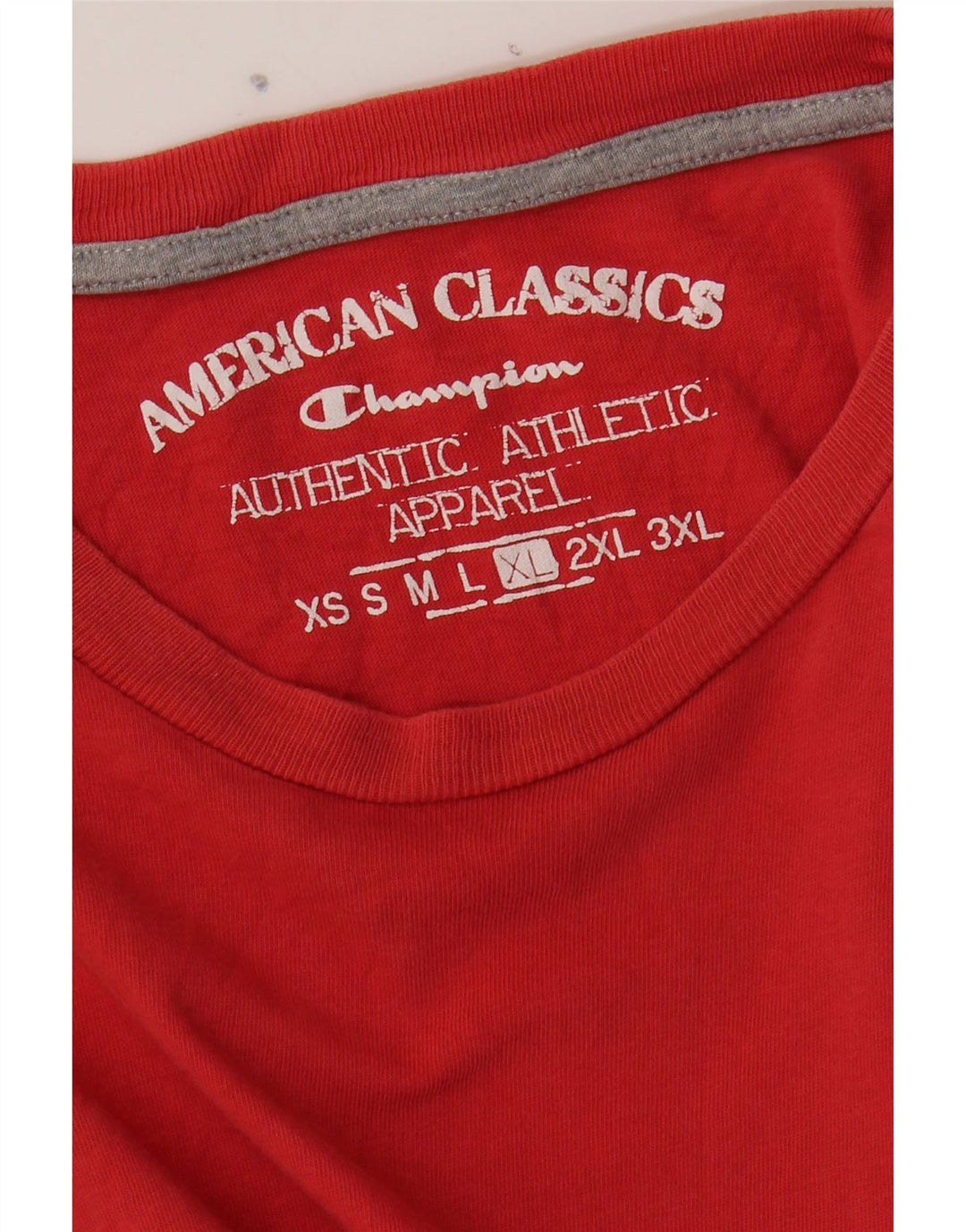 CHAMPION Mens Graphic T-Shirt Top XL Red Vintage Champion and Second-Hand Champion from Messina Hembry 
