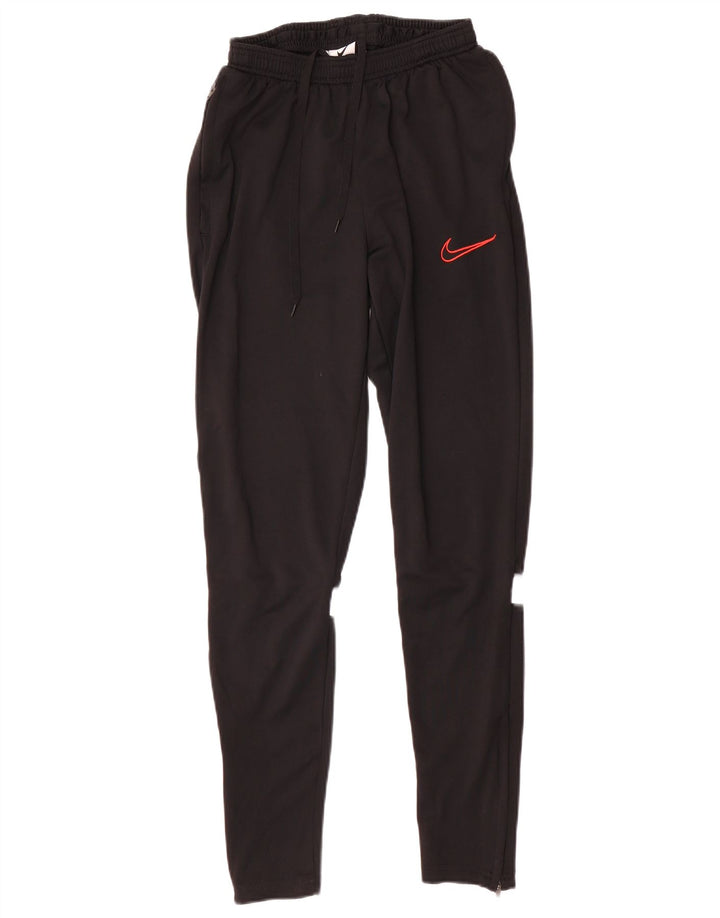 Pantaloni da tuta Nike Dri Fit da uomo, piccoli, in poliestere color block nero