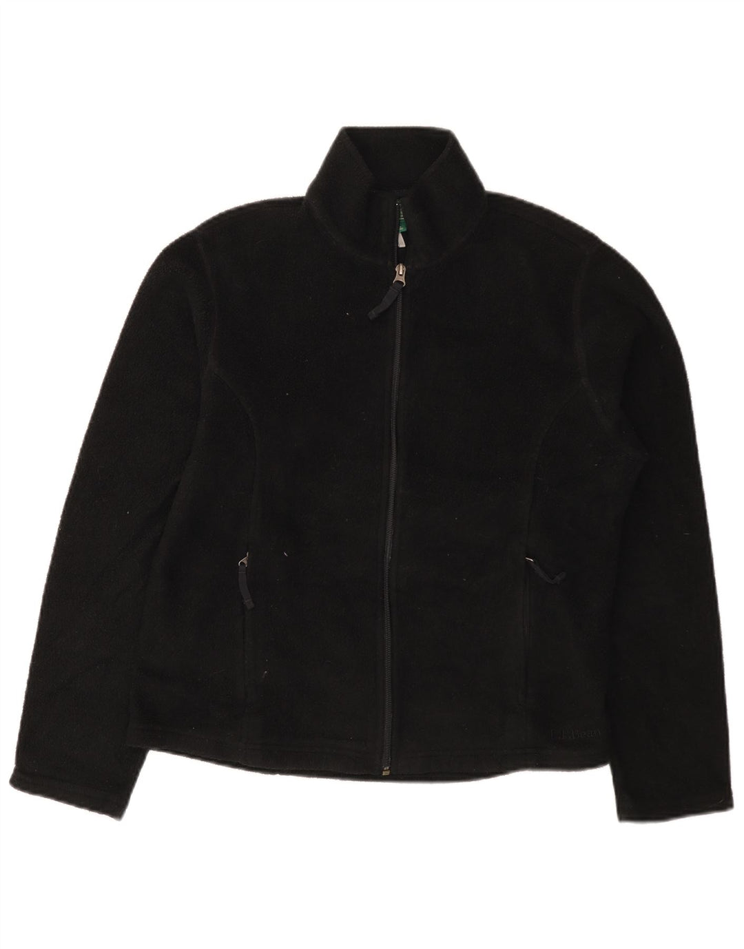 Giacca in pile da donna L.L.Bean UK 14 poliestere nero medio