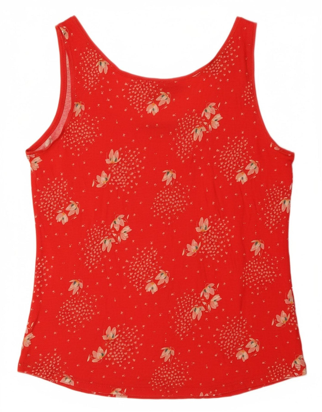 Canotta da donna OASIS UK 14 Grande viscosa floreale rossa