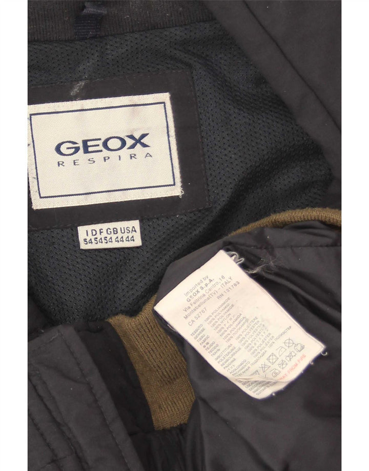 Giubbotto bomber da uomo Geox UK 44 2XL Blu Navy Poliammide
