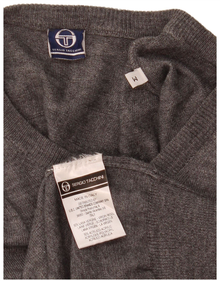 Canotta da donna Sergio Tacchini Canotta UK 14 Lana screziata grigio medio