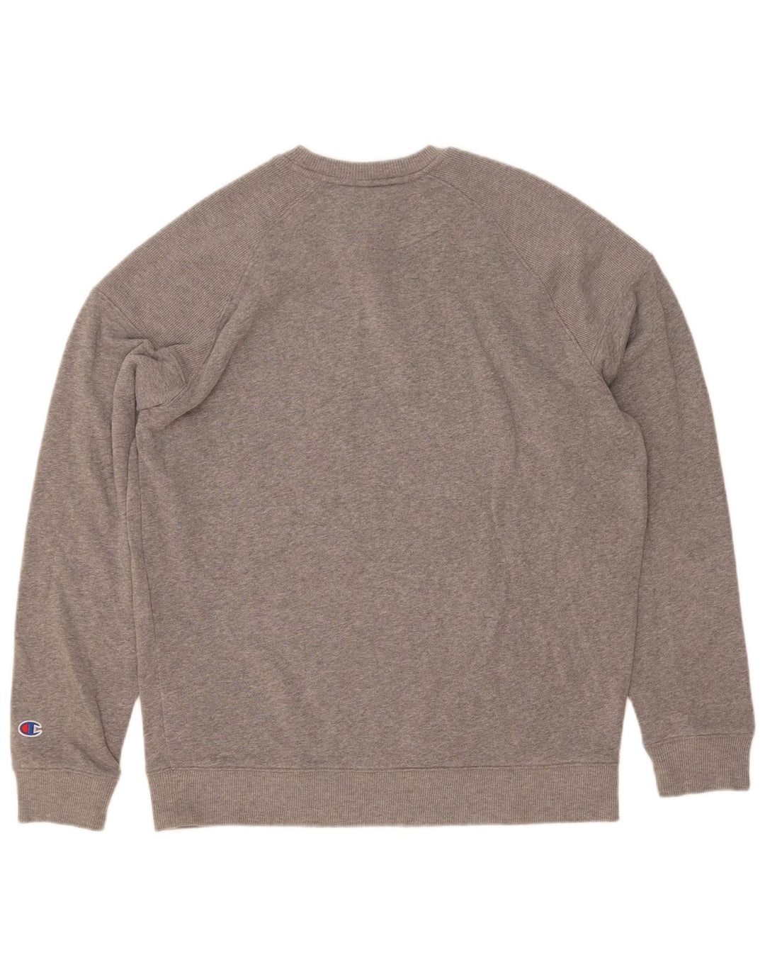 Felpa da uomo Champion Maglione in poliestere chiazzato grigio medio