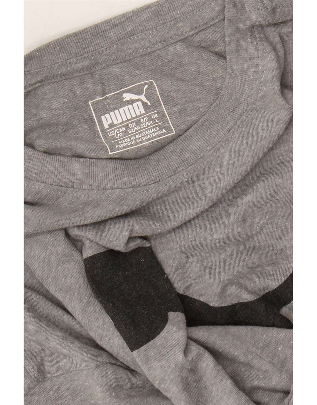 T-shirt grafica PUMA da uomo, grande, grigia screziata