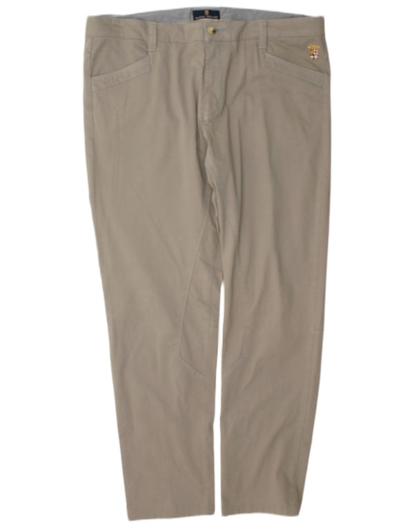 Pantaloni casual slim da uomo Marina Militare IT 56 3XL W42 L32 Cotone grigio