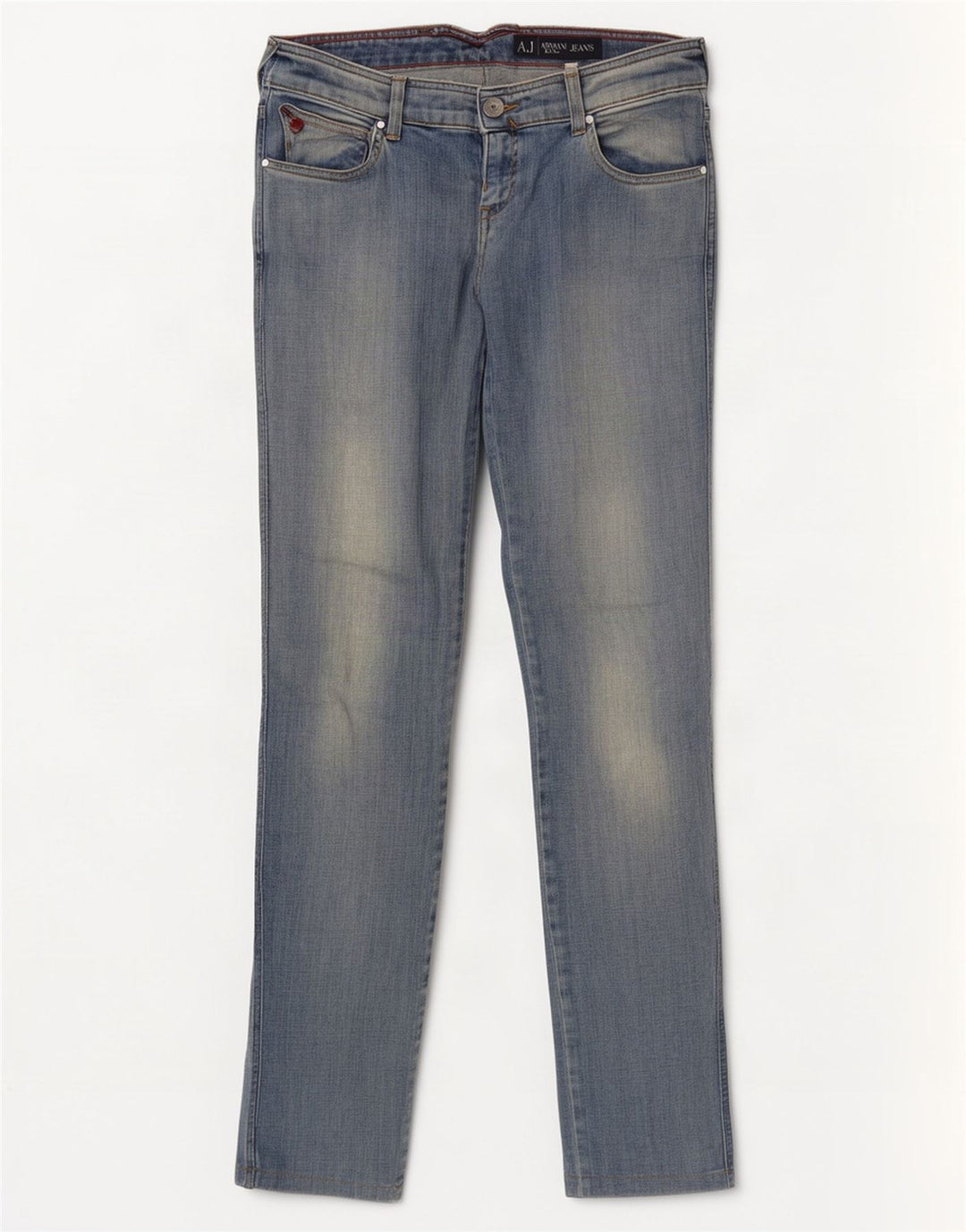 Jeans skinny da donna Armani W30 L32 cotone blu