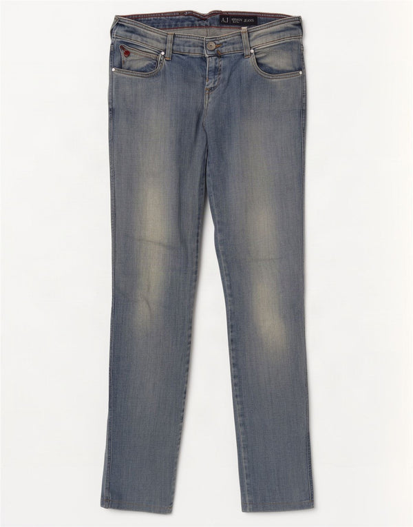 Jeans skinny da donna Armani W30 L32 cotone blu