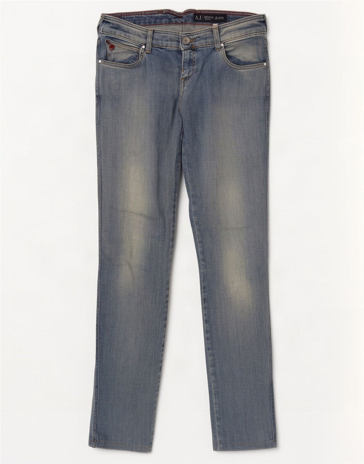 Jeans skinny da donna Armani W30 L32 cotone blu