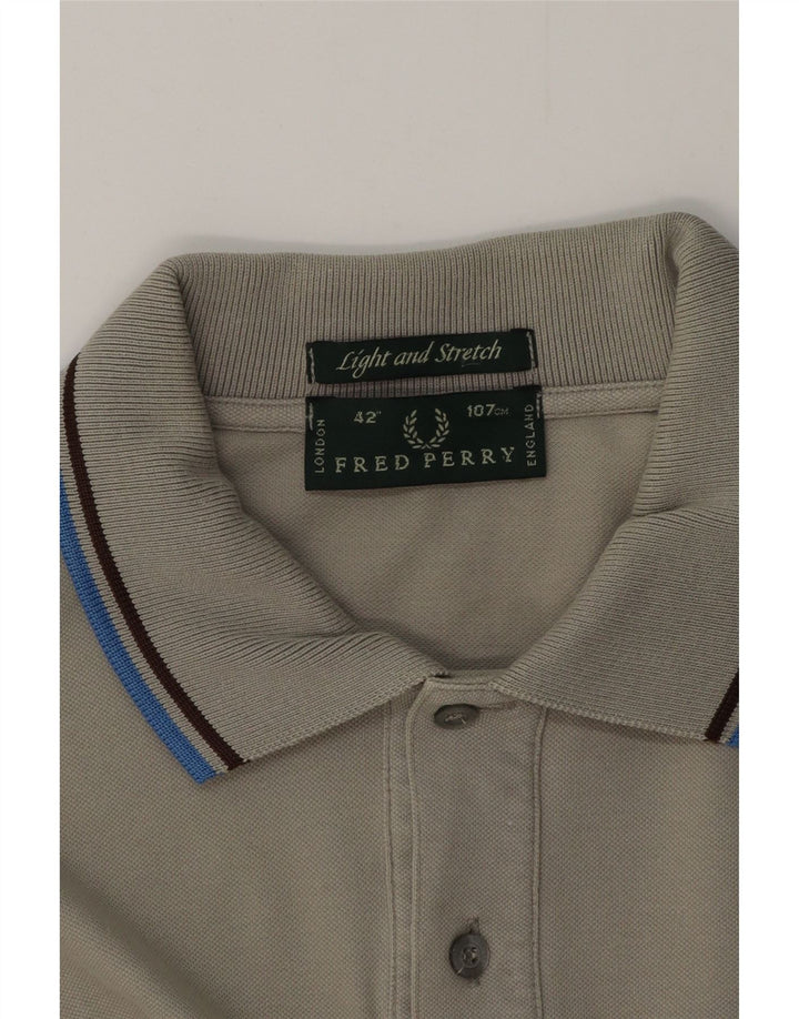 Polo da uomo FRED PERRY Grigio medio