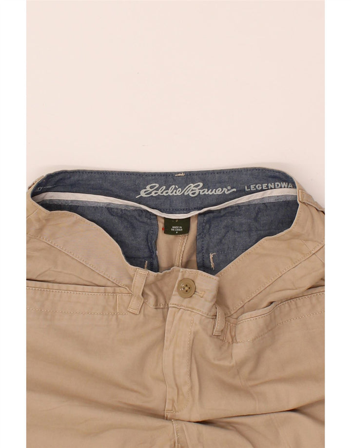 EDDIE BAUER Womens Curvy Casual Trousers US 8 Medium W32 L32 Beige Vintage Eddie Bauer and Second-Hand Eddie Bauer from Messina Hembry 