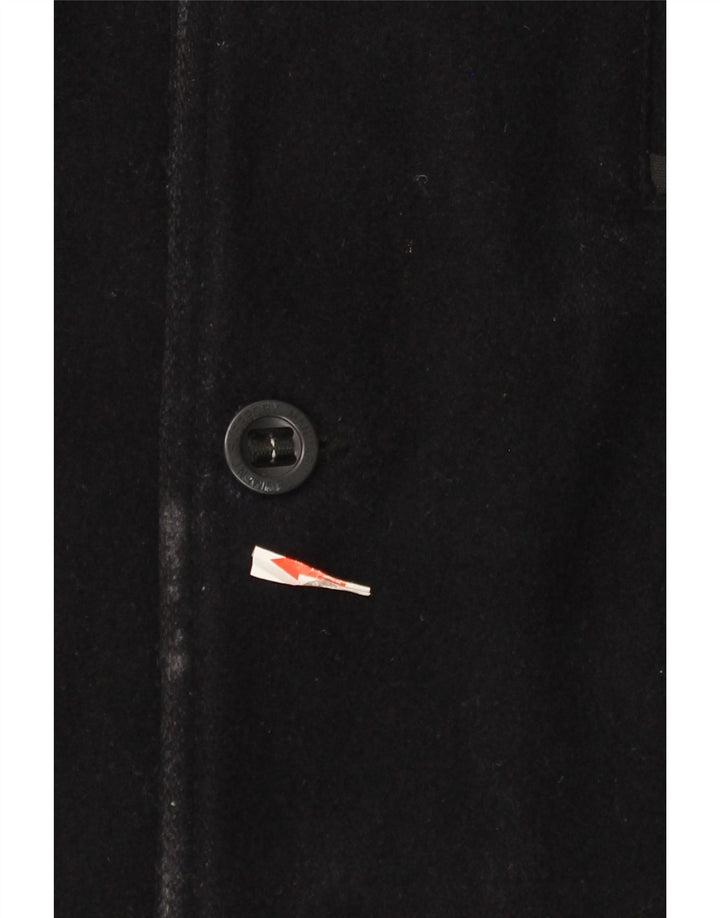 Giacca militare grafica da uomo Superdry UK 38 media lana blu navy