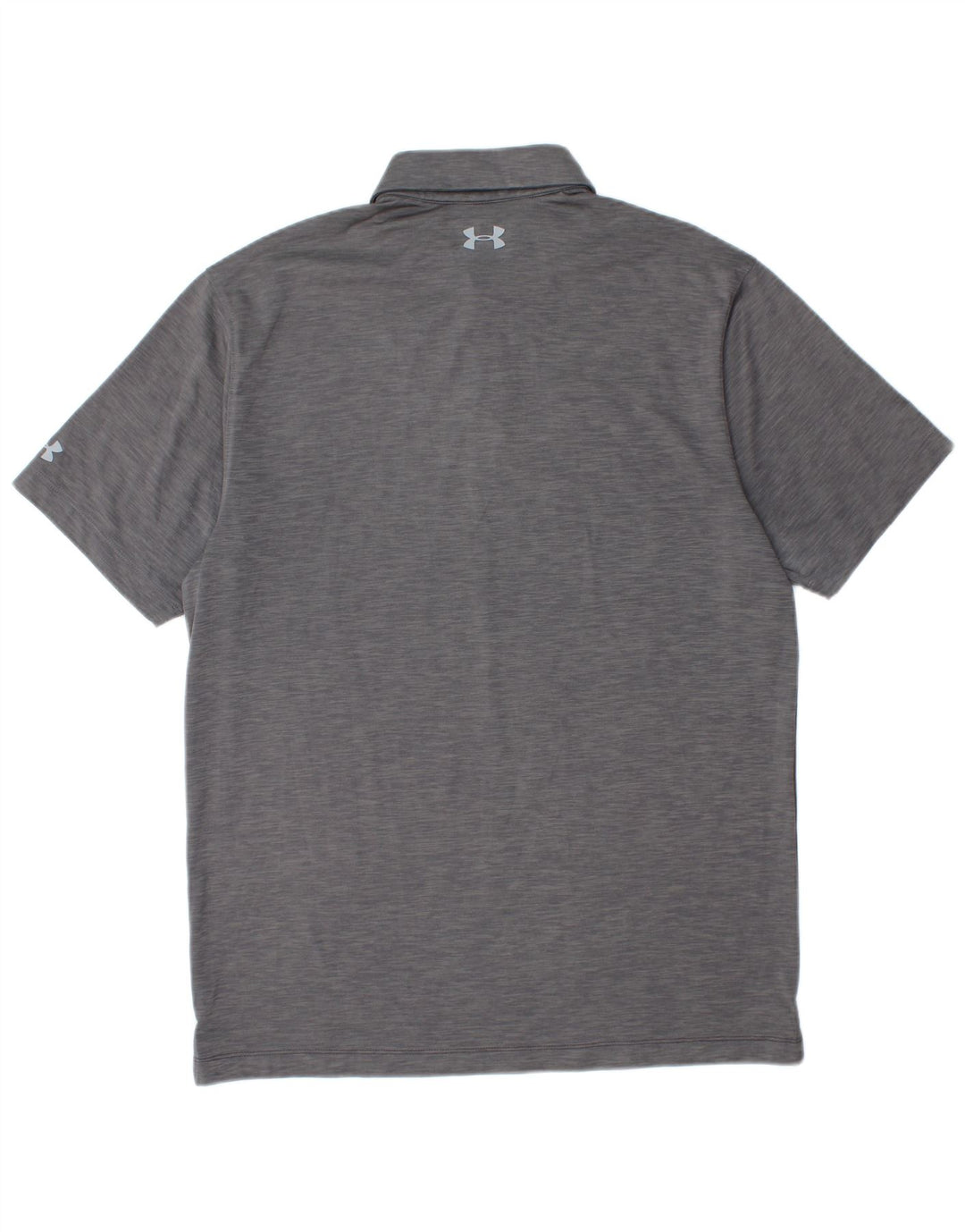 Polo da uomo UNDER ARMOUR Heat Gear grigio medio a righe