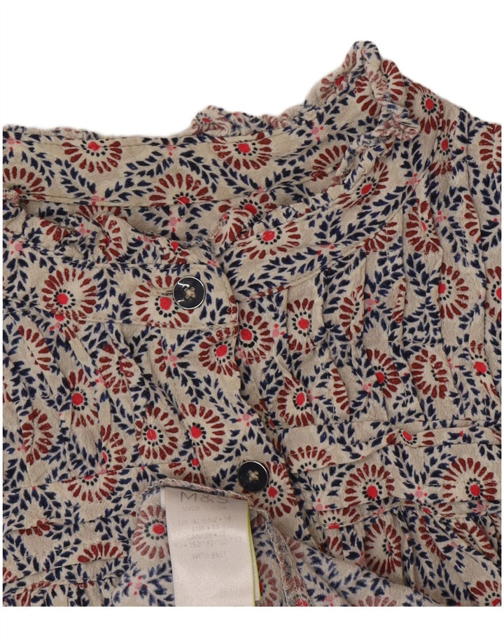 Abito a strati da donna Marks & Spencer UK 16 Grande bohémien multicolore