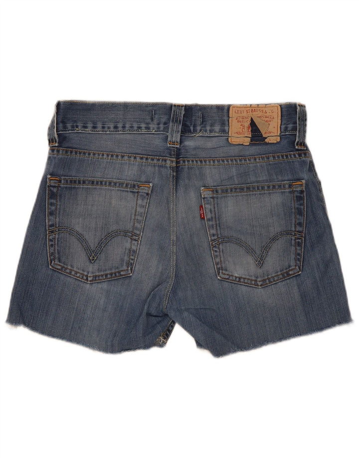 Pantaloncini di jeans Levi's 512 da uomo W30 blu medio