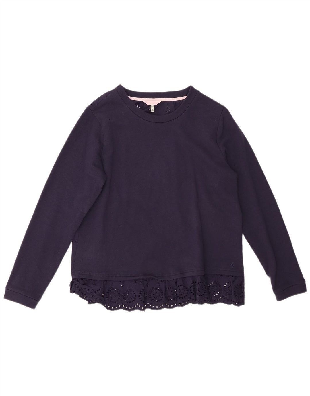 JOULES Camicetta da donna Top UK 12 Medio Blu Navy Cotone