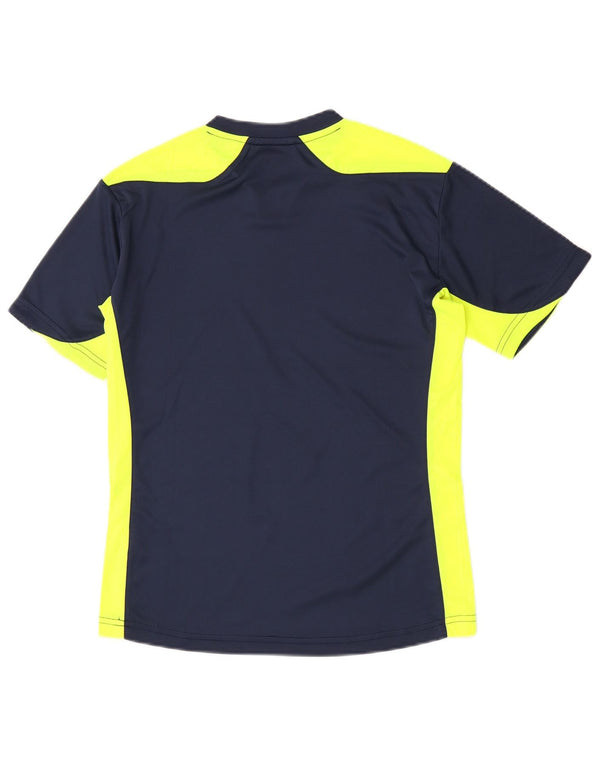 T-shirt grafica da ragazzo Asics Top 13-14 anni Blu navy Colourblock Sports