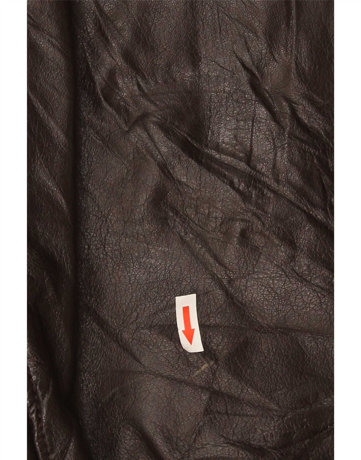 Giacca in pelle da uomo On Spirit IT 48 Marrone medio