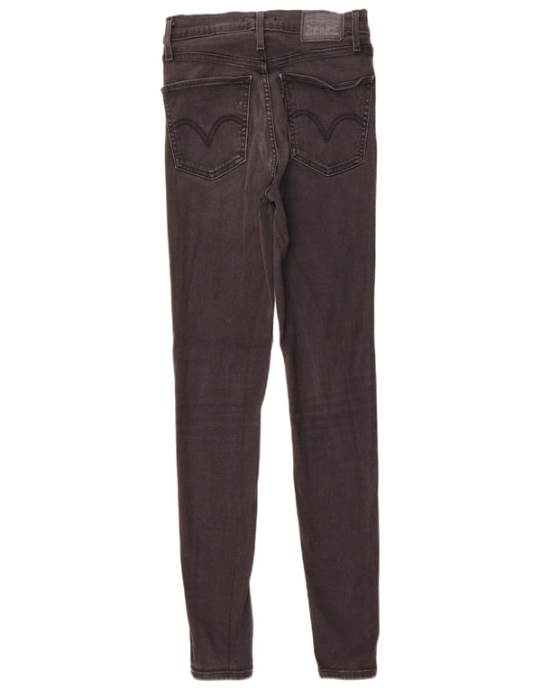 Jeans Levi's Mile High Super Skinny da donna W27 L31 cotone nero