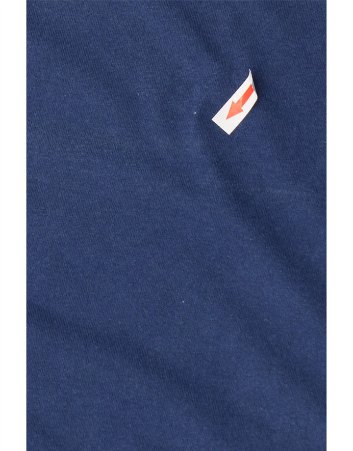 T-shirt grafica da uomo Saltrock Top grande in cotone blu