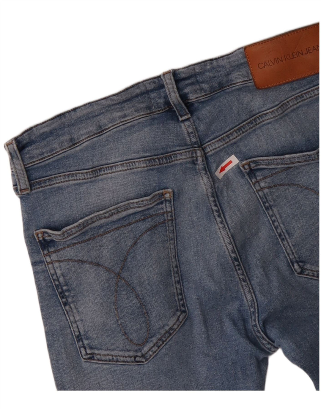 CALVIN KLEIN Jeans skinny da donna W32 L32 Blu cotone