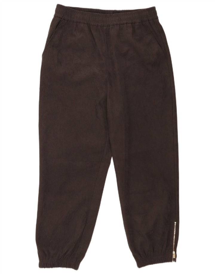 Pantaloni da tuta corti da donna Zara da jogging UK 16 grandi poliestere grigio
