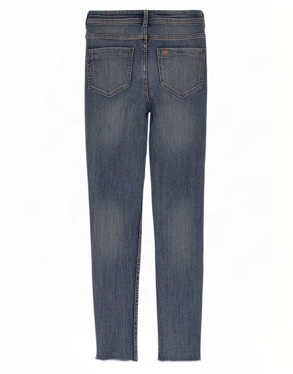 Jeans skinny effetto invecchiato da donna Zara EU 36 XS W26 L28 cotone blu