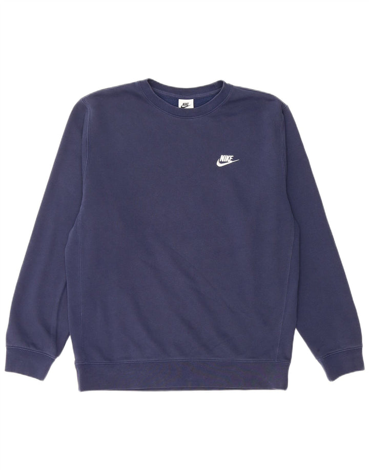 NIKE Felpa da uomo Maglione piccolo blu navy