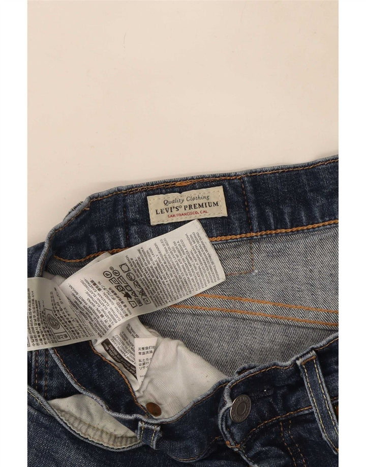 Jeans dritti da uomo Levi's W31 L30 in cotone blu navy