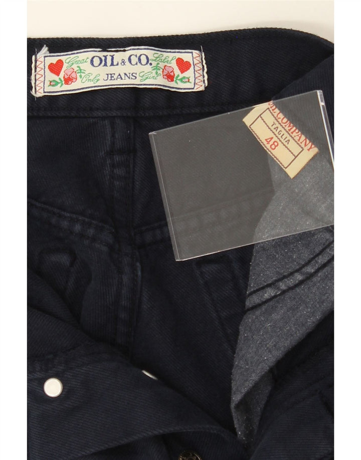 VINTAGE Mens Straight Jeans W26 L32 Navy Blue Cotton Vintage Vintage and Second-Hand Vintage from Messina Hembry 