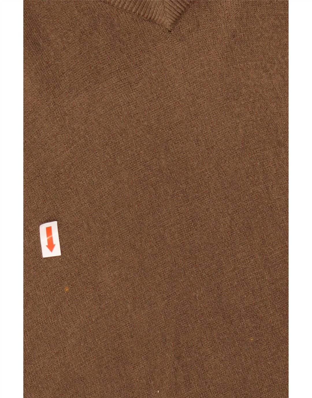 MARKS & SPENCER Maglione da uomo con scollo a V blu Harbour grande marrone