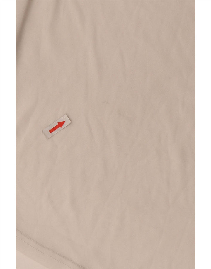 T-shirt da uomo Under Armour Top Small in poliestere color block bianco