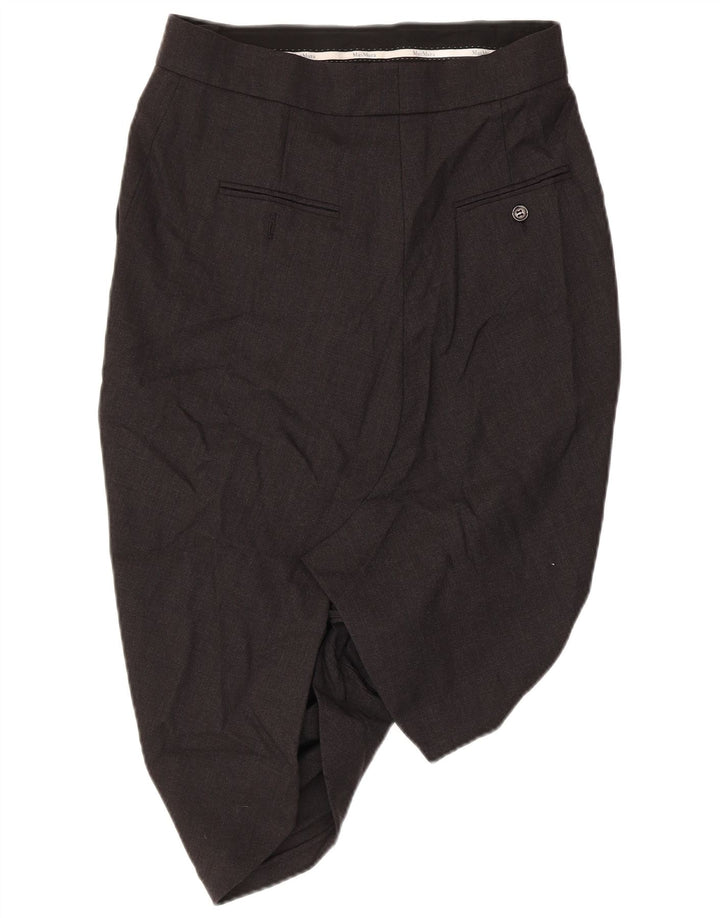 Gonna a palloncino da donna Max Mara UK 10 piccola W30 lana vergine grigia