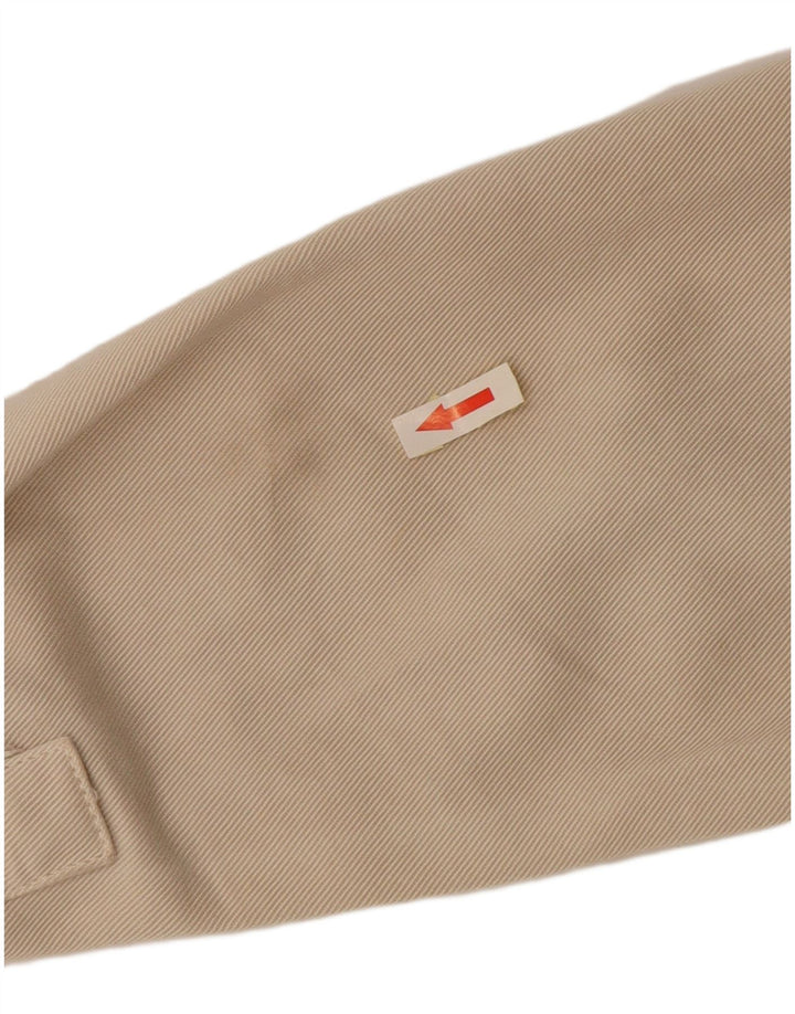 Camicia in denim da uomo Zara piccola in cotone beige