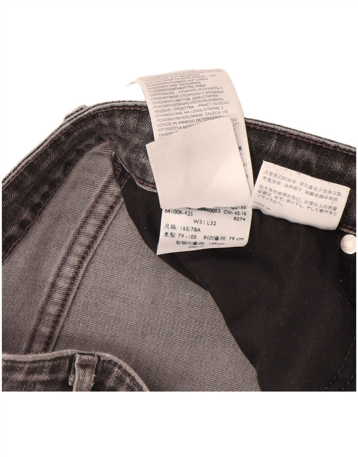Jeans Levi's 712 Slim da donna W31 L32 in cotone grigio
