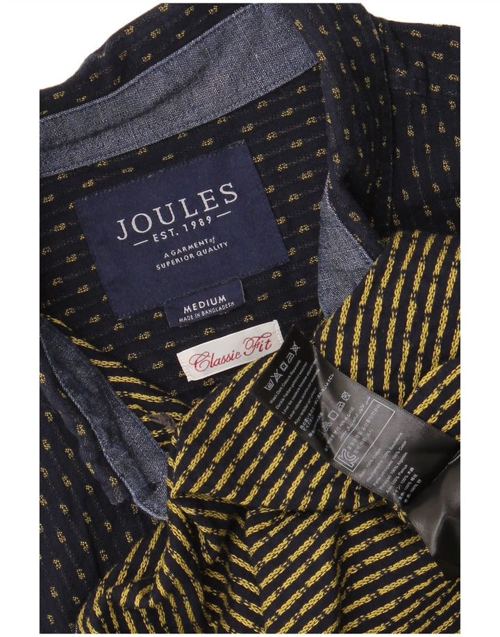 Camicia Joules da uomo vestibilità classica in cotone a righe medie blu navy