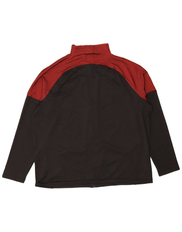 Giacca da tuta da uomo RUSSELL ATHLETIC UK 46/48 XL Black Colourblock