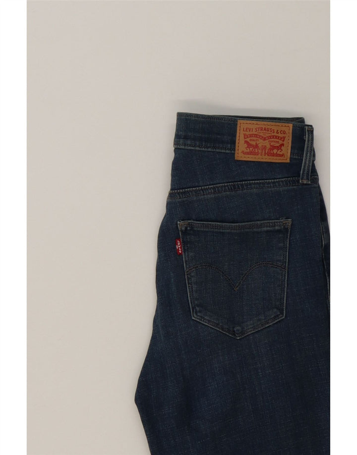 LEVI'S Womens Slimming Straight Jeans W27 L30 Blue Cotton Vintage Levi's and Second-Hand Levi's from Messina Hembry 