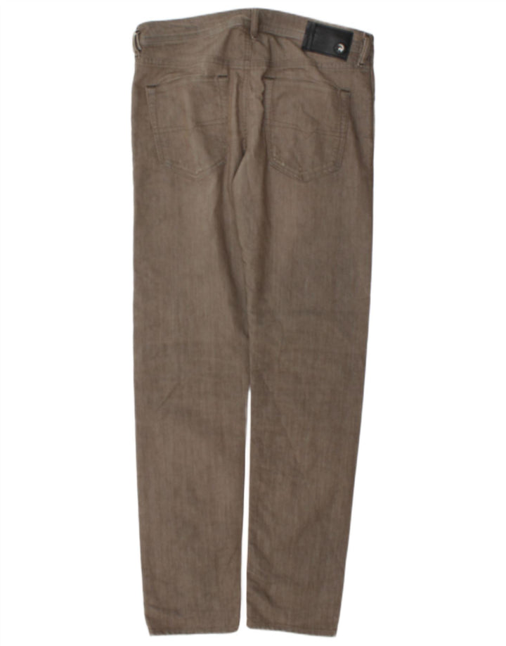 Jeans dritti da uomo Diesel W32 L32 cotone grigio